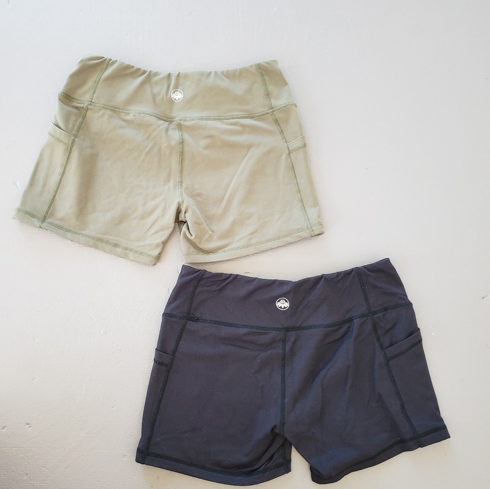 2 Pairs Senita Work Out Spanks! Size Medium